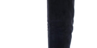 American Rag Womens Adarra Faux Suede Over-the-Knee Boots Black 5 Medium