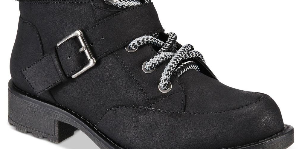 Style & Co Women's Miiah Closed Toe Ankle Fashion Boots Black Size 6.5 M