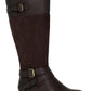 Style & Co Women's Ashliie Faux Leather Fashion Dress Boots Brown Size 5 M