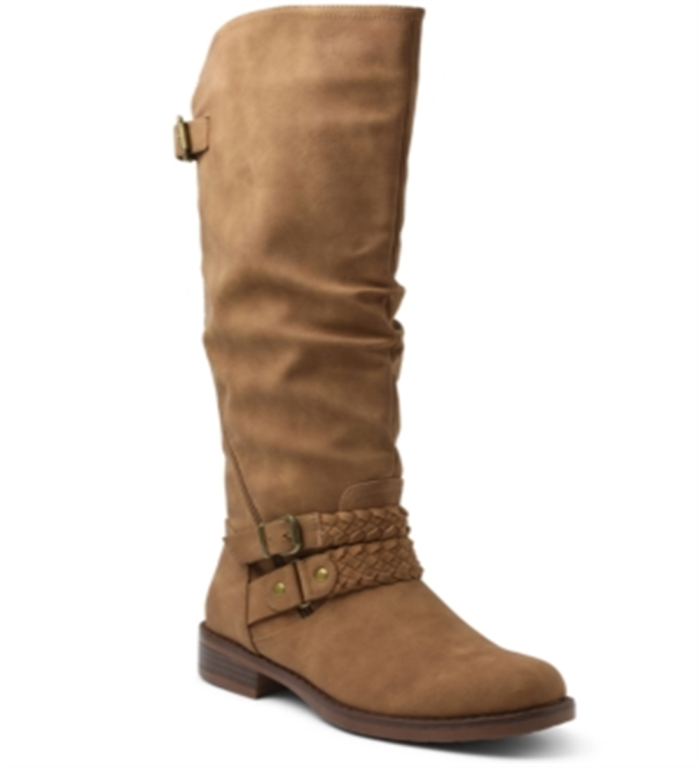 Xoxo Mackinley Tall Riding Boots Women's Shoes Brown Size 6