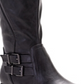 Style & Co. SC35 Milah Wide Calf Zip-up Riding Boots Charcoal Gray Size 5 M