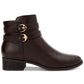 Charter Club Women's Jaimee Closed Toe Ankle Fashion Boots Brown Size 9.5M