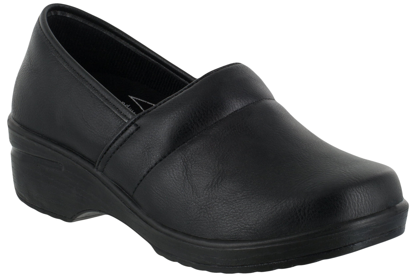 Easy Street Women's Slip Resistant Clog Work Shoe Black Size 7 M
