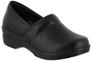 Easy Street Women's Slip Resistant Clog Work Shoe Black Size 7 M