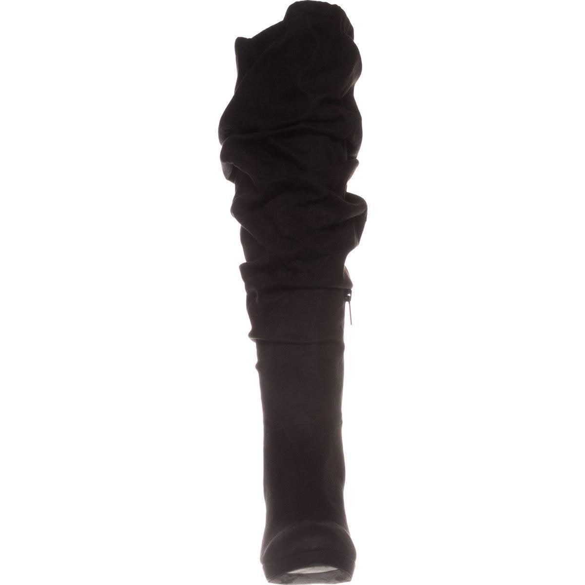 Thalia Sodi Womens Brisaf Closed Toe Knee High Fashion Boots Black Size 8.5