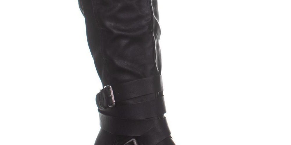 Style & Co Women's Jomaris WC Knee High Boots Black Size 8M