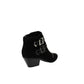 Inc Womens Black Studded Comfort Buckle Accent Cushioned Iliana Almond Toe Block Heel Zip-up Booties 6 M