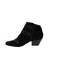 Inc Womens Black Studded Comfort Buckle Accent Cushioned Iliana Almond Toe Block Heel Zip-up Booties 6 M