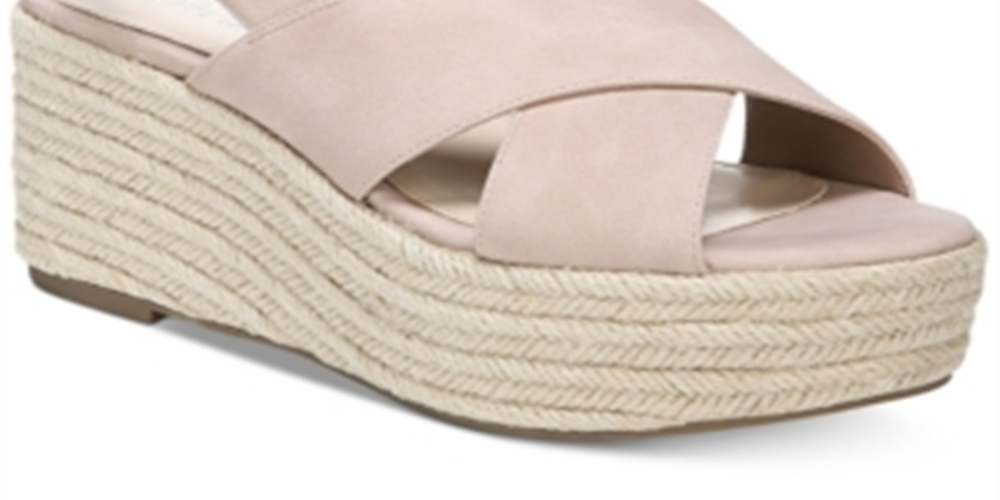 Bar III Womens Bianka Open Toe Casual Platform Sandals Pink Size 6.5 M