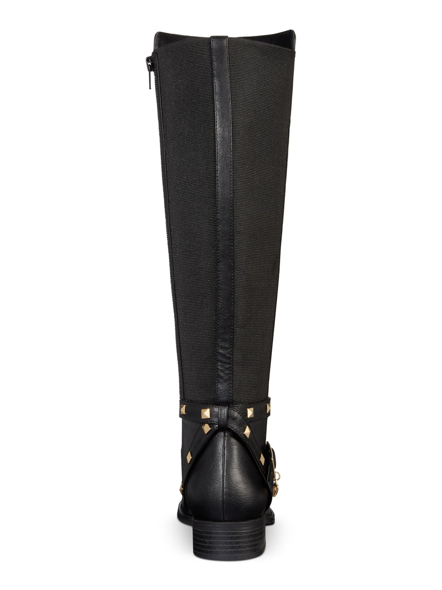 Thalia Sodi Women's Vallie Leather Closed Toe Knee High Fashion Boots Black Size 8.5W