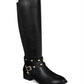 Thalia Sodi Women's Vallie Leather Closed Toe Knee High Fashion Boots Black Size 8.5W