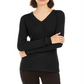 Tommy Hilfiger Women's Cotton Cable Sweater Black Size Large