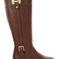 Karen Scott Women's Deliee2 Riding Boots Brown Size 9.5M