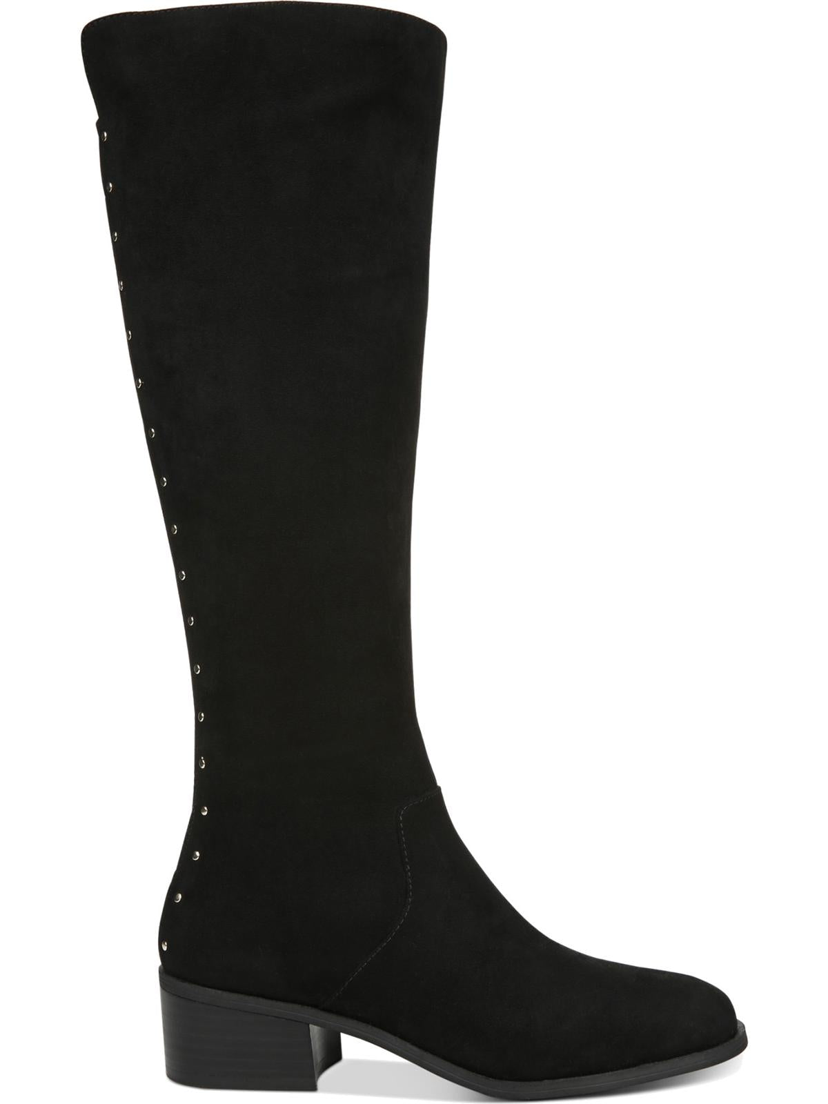 Bar III Womens Vayla Suede Almond Toe Knee High Fashion Boots Black Size 8.5 M