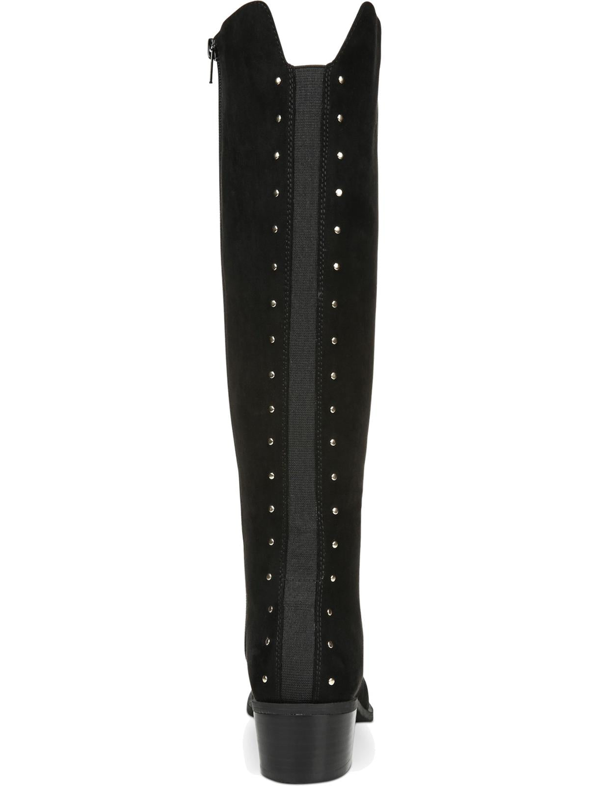 Bar III Womens Vayla Suede Almond Toe Knee High Fashion Boots Black Size 8.5 M