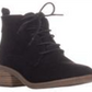 Style & Co. Womens Rizio Faux Suede Lace up Booties Black Size 9.5