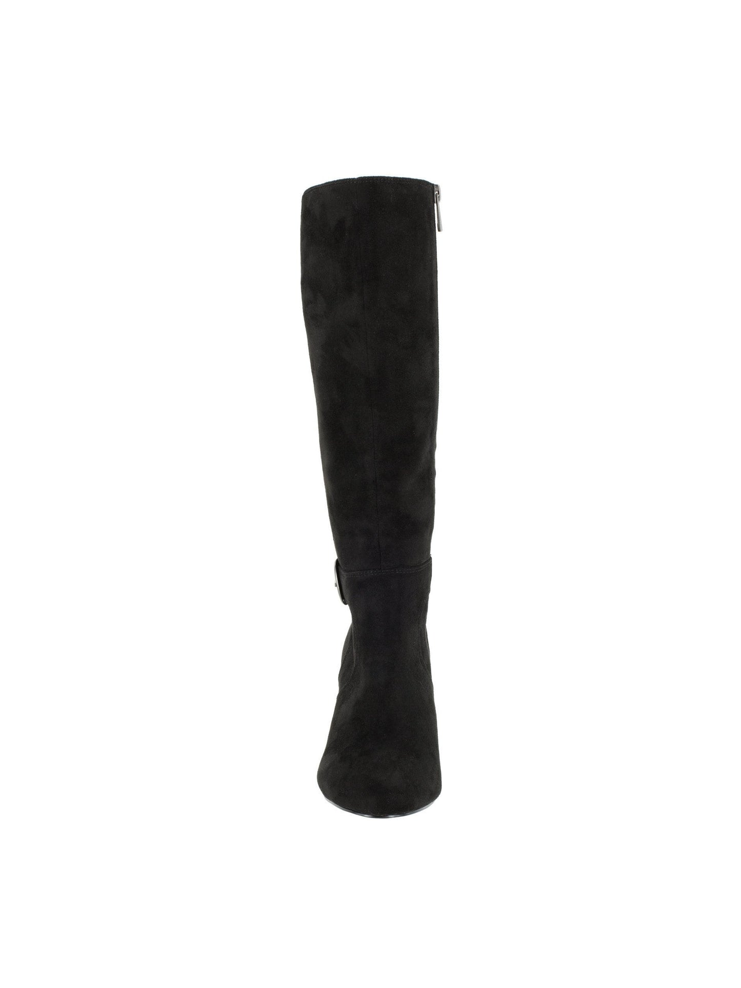 Bella Vita Women's Toni Ii Plus Black Super Suede Tall Wide Calf Boot Black Size 11 M