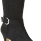 Bella Vita Women's Toni Ii Plus Black Super Suede Tall Wide Calf Boot Black Size 11 M