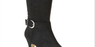 Bella Vita Women's Toni Ii Plus Black Super Suede Tall Wide Calf Boot Black Size 11 M