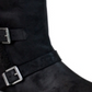 White Mountain Womens Santell Faux Fur Tall Knee-High Boots Black Size 5.5 M