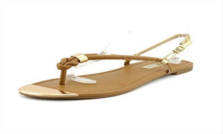 American Rag Women's Adarra Leather Round Toe Over Knee Riding Boot Brown Size 9 M