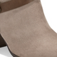 Material Girl Women's Melany Leather Round Toe Ankle Fashion Boots Gray Size 9 M