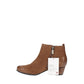 Aqua Isla Booties Brown Size 11