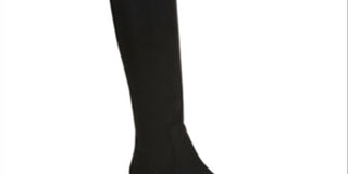 Bar III Women's Taimi Over the Knee Boots Shoes Black Size 5M