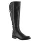 Franco Sarto Women's Henrietta Leather Almond Toe Knee High Fashion Boots Black Size 6M