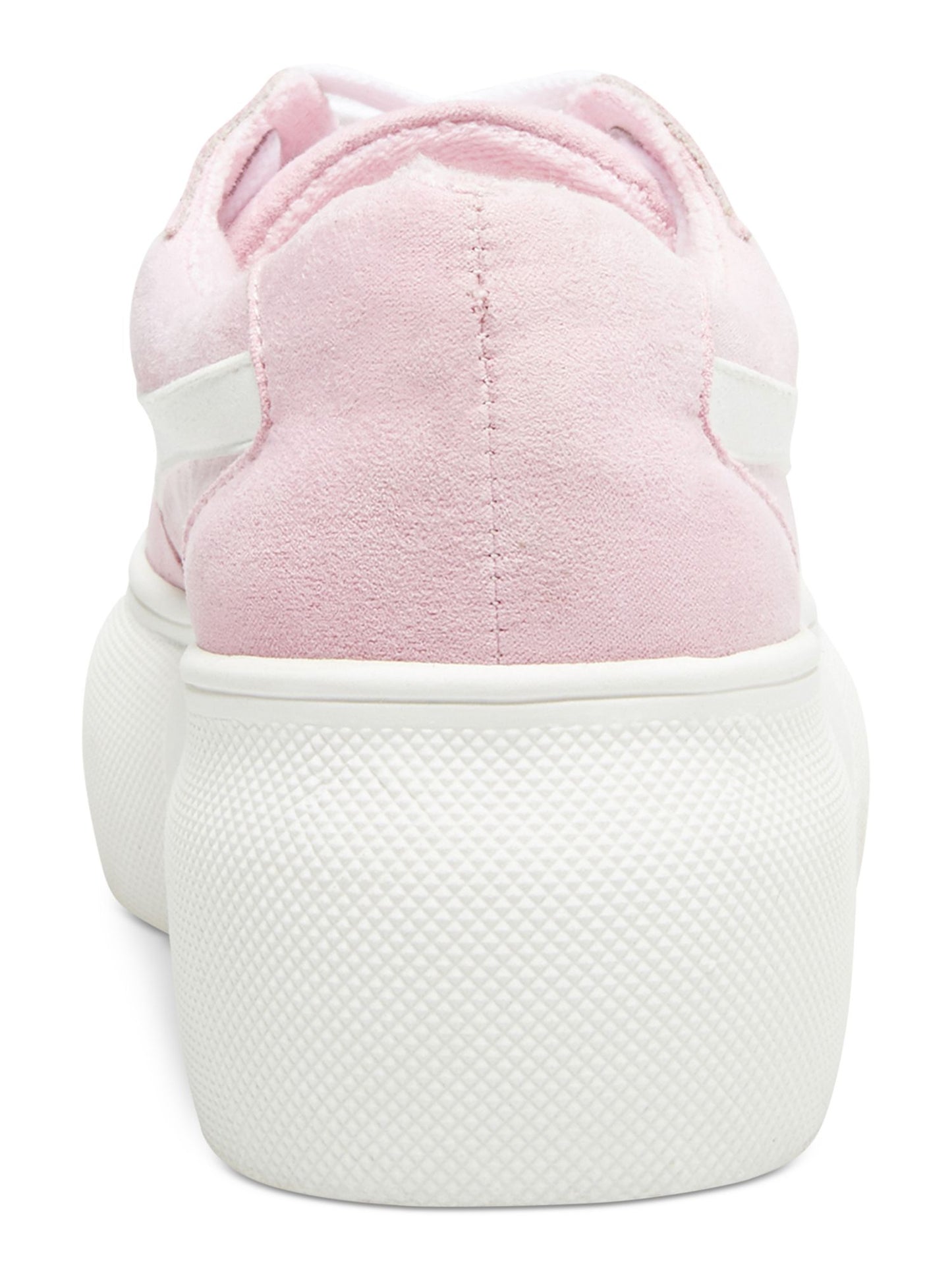 Madden Girl Women's Padded Comfort Ollie Round Toe Platform Lace up Athletic Sneakers Pink Size 9.5 M