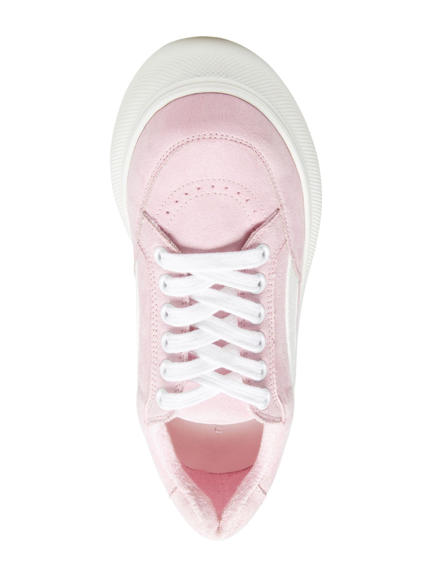 Madden Girl Women's Padded Comfort Ollie Round Toe Platform Lace up Athletic Sneakers Pink Size 9.5 M