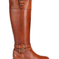 INC International Concepts Women's Frank II Leather Knee High Riding Boots Brown Size 5 M