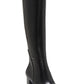 INC International Concepts Women's Radella Wide Calf Knee-High Boots Black Size 10.5M
