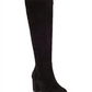INC International Concepts Women's Radella Wide Calf Knee-High Boots Black Size 10.5M