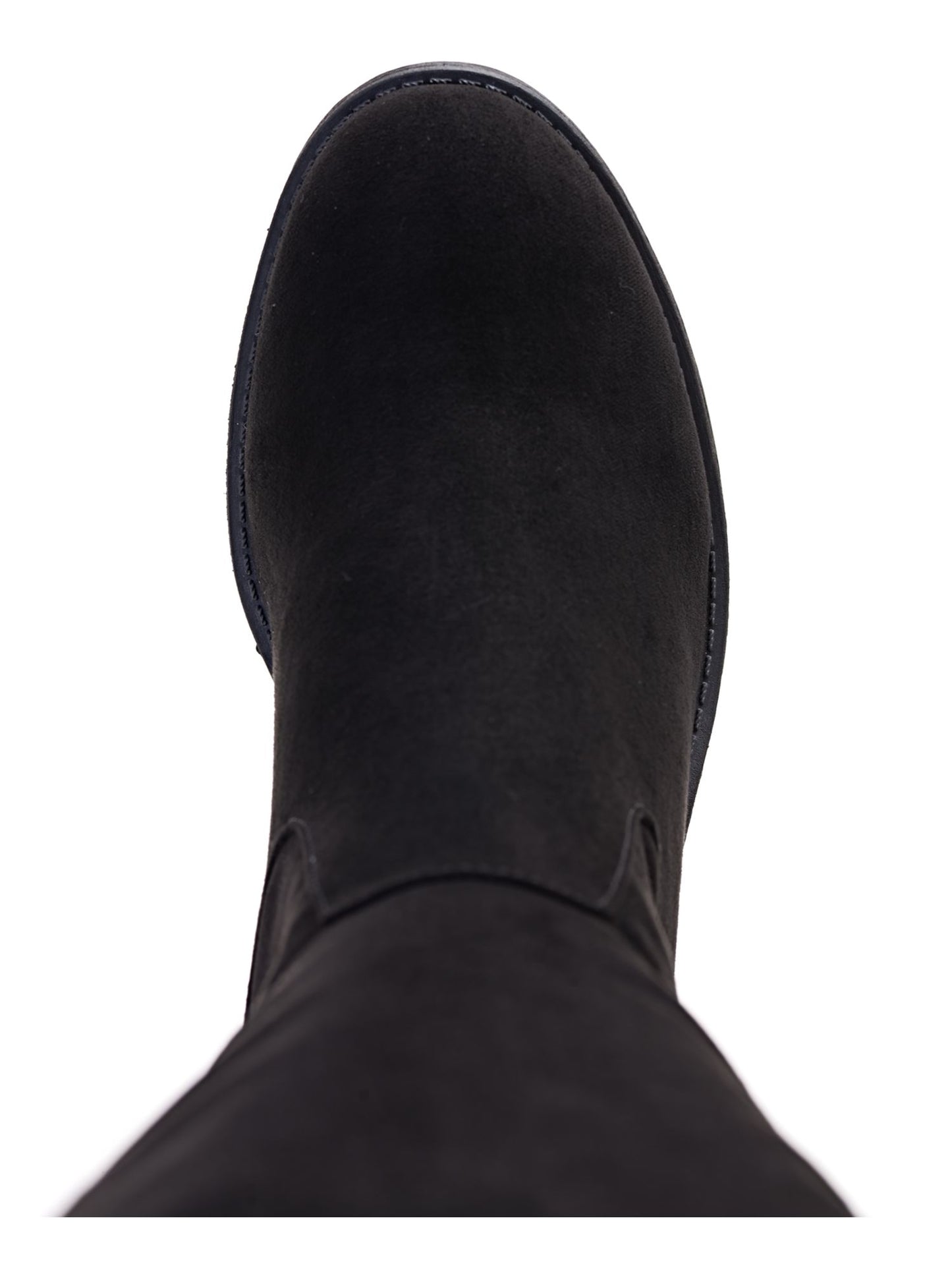 Style & Co Women's a Line Dual Zippers Cushioned Hayley Round Toe Block Heel Zip up Boots Black Size 5 M