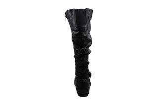 Cliffs By White Mountain Women's Fairfield Almond Toe Mid Calf Fashion Boots Black Size 9.5M