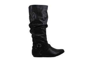 Cliffs By White Mountain Women's Fairfield Almond Toe Mid Calf Fashion Boots Black Size 9.5M