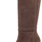 Lucky Brand Women's Fukko Canteen Suede Pointed Cone Heel Mid Calf Boot Brown Size 8 M