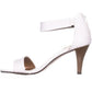 Style & Co Women's Paycee Dress Heels Sandals White Snake White Size 8.5 M