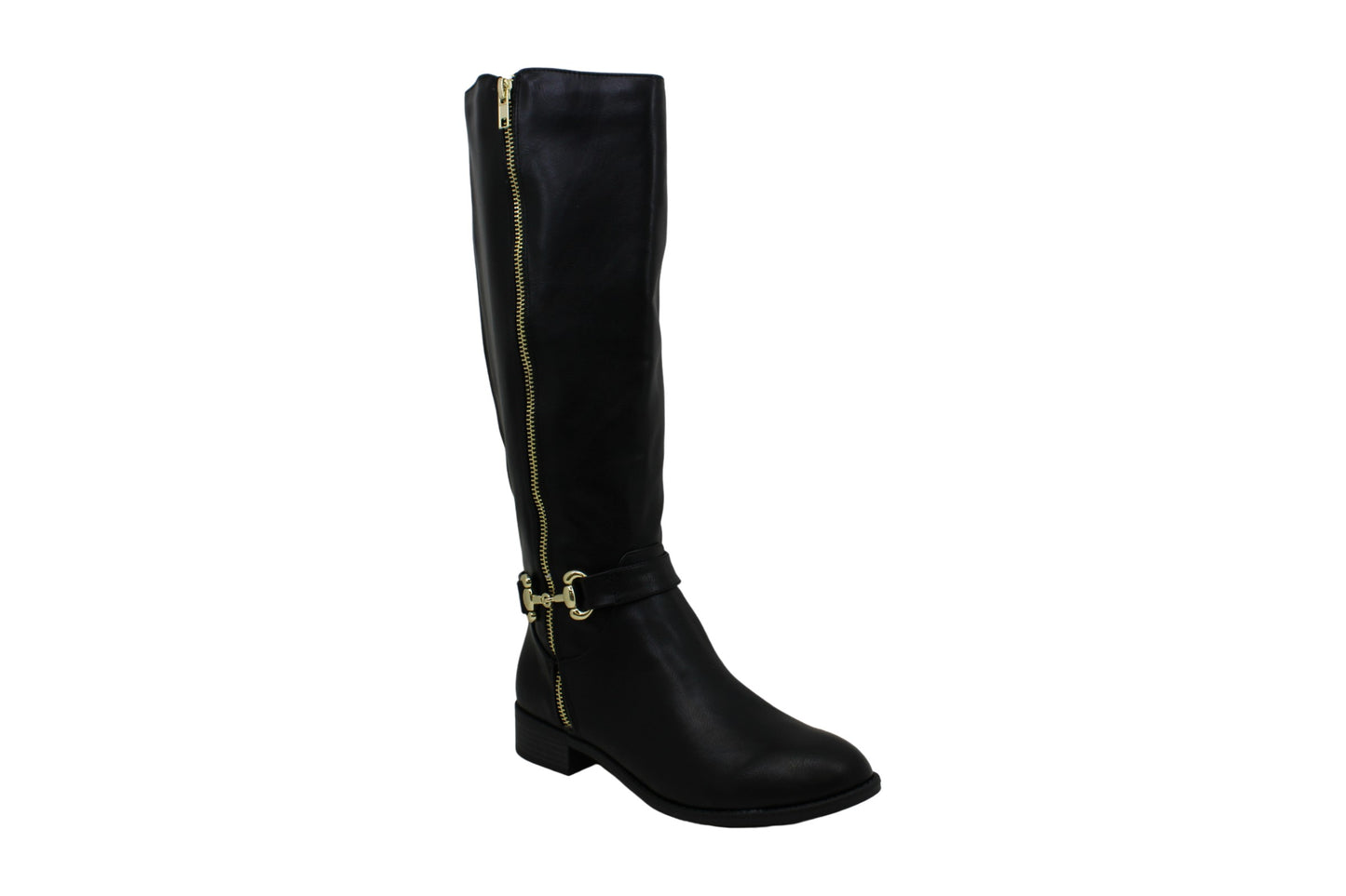 Thalia Sodi Womens Vigi Leather Closed Toe Knee High Fashion Boots Black Size 11 M