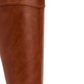Style & Co. Womens Vannie Faux Leather Zipper Riding Boots Brown Size 5 M