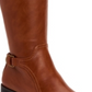 Style & Co. Womens Vannie Faux Leather Zipper Riding Boots Brown Size 5 M
