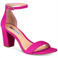 INC International Concepts Women's Kivah Leather Open Toe Special Occasion Sandal Pink Size 7 M