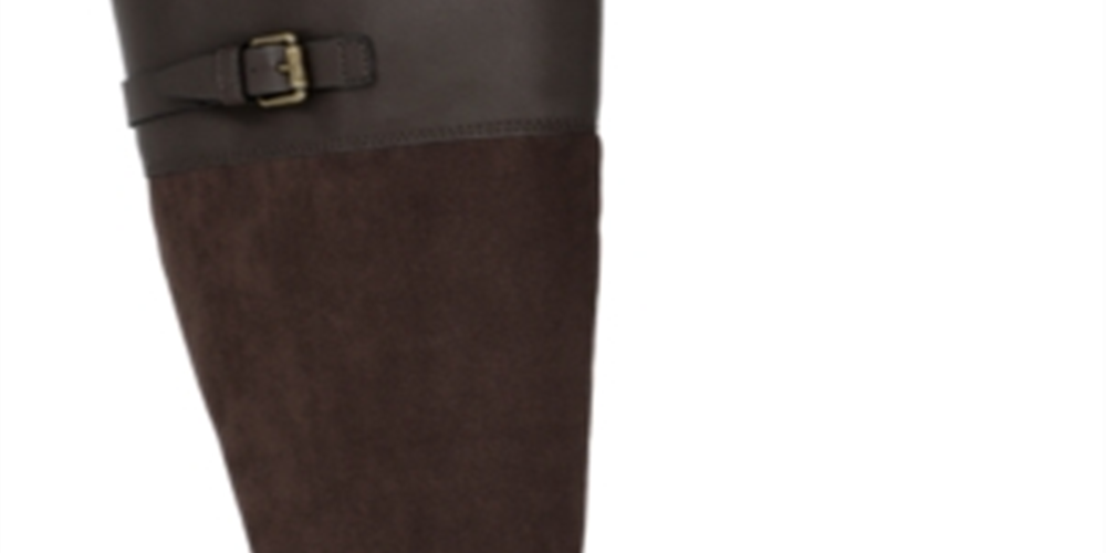 Style & Co Women's Ashliie Faux Leather Fashion Dress Boots Brown Size 6M