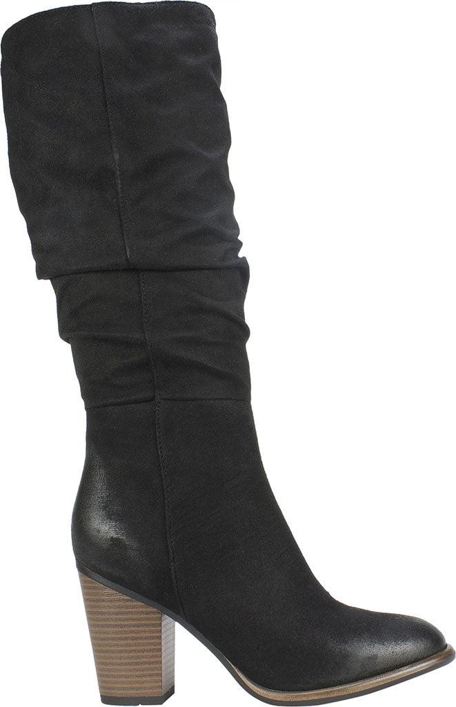 White Mountain Womens Gray Cushioned Ruched Trunell Almond Toe Stacked Heel Zip-up Heeled Boots Black Size 10 M