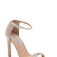 Steve Madden Womens Collette Evening Heels Jeweled Square Toe Blush Glittern Size 7.5M