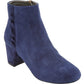 Rockport Women's Total Motion Oaklee Ruffle Ankle Bootie Blue Size 7 M