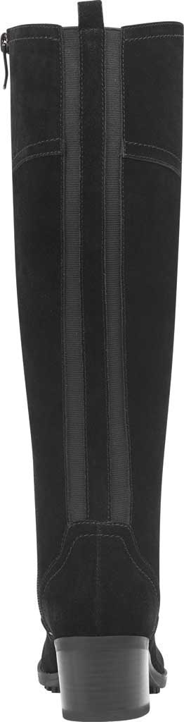 Easy Spirit Womens Grazes Leather Almond Toe Knee High Fashion, Black, Size 9.5