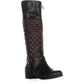 Womens CC35 Helenn Zip up Mid Calf Boots Black/Brown Black Size 8 M