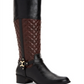 Womens CC35 Helenn Zip up Mid Calf Boots Black/Brown Black Size 8 M